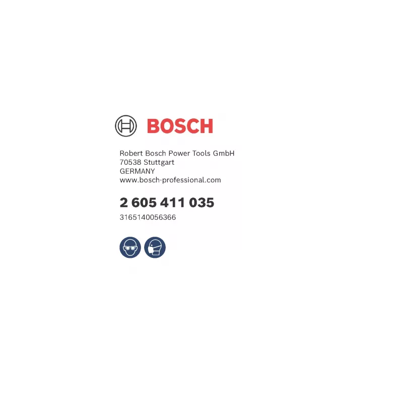 Bosch 2 605 411 035 instrumentu glabāšanas futrālis Pelēks