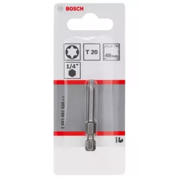 Skrūvgrieža uzgalis Bosch 2607001636 T20 īpaši ciets 49 mm