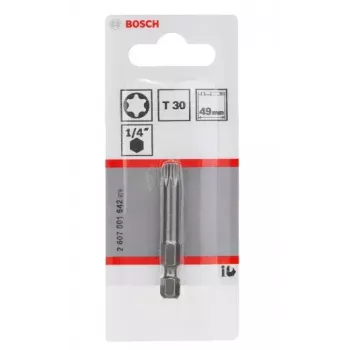 Skrūvgrieža uzgalis Bosch 2607001642 T30 īpaši ciets 49mm