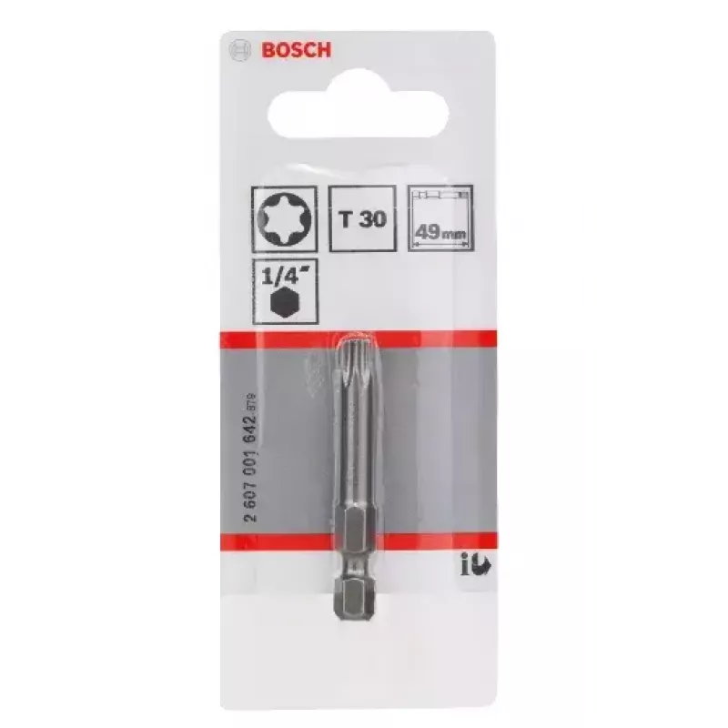 Skrūvgrieža uzgalis Bosch 2607001642 T30 īpaši ciets 49mm