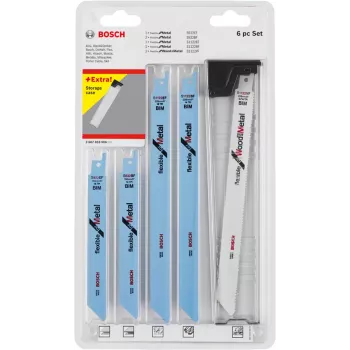 Bosch 2 607 010 906 finierzāģa/scrollzāģa/reversīvā zāģa asmens Finierzāģa asmens 6 gab.