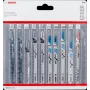 Bosch 2 607 011 171 finierzāģa/virpas zāģa/reversīvā zāģa asmens Finierzāģa asmens 10 gab.