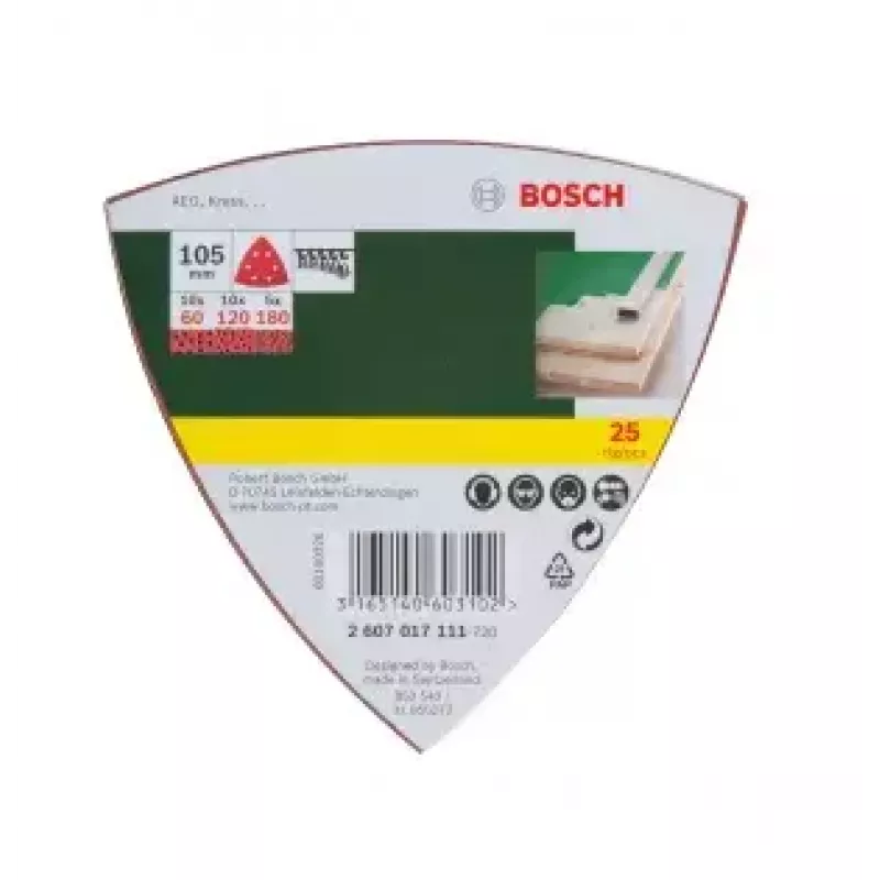 Bosch 2607017111 25 gab. Slīploksnes