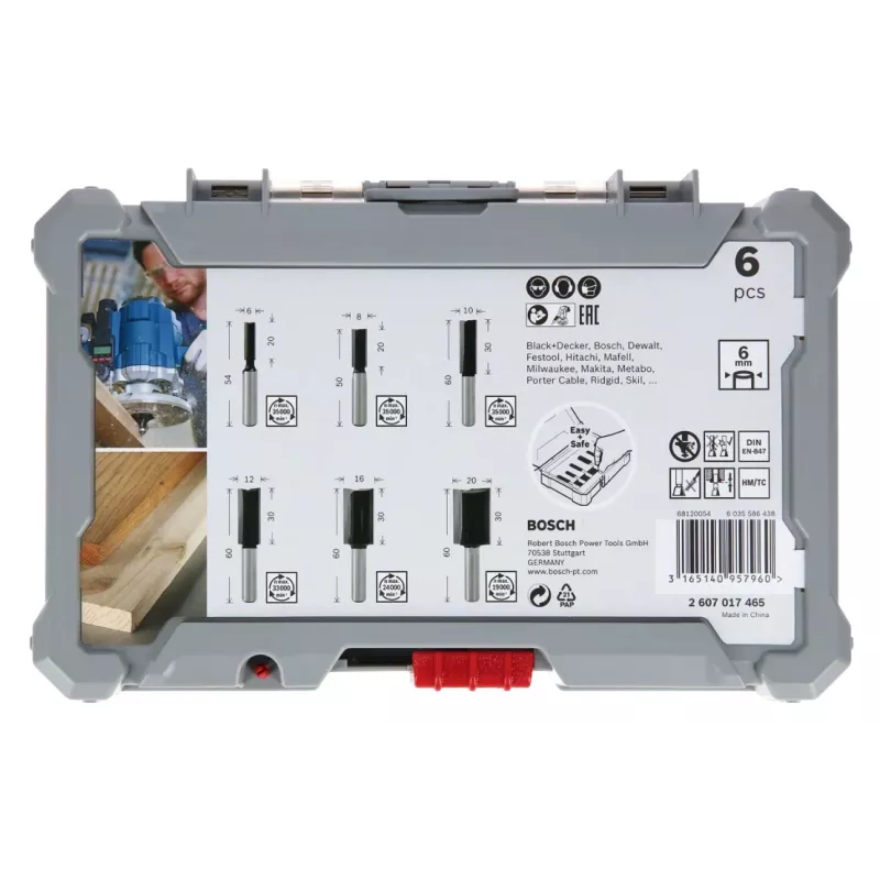 Bosch 2607017465 Uzgaļu komplekts 6 gab.