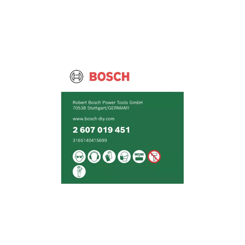 Bosch 2 607 019 451 urbja caurumu zāģis, 5 gab.