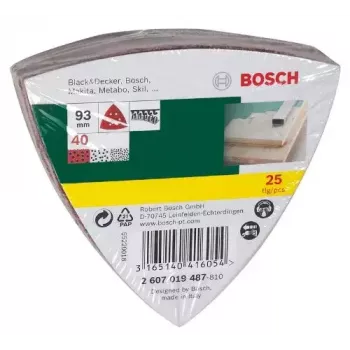 Bosch 2 607 019 487 slīpmašīnas piederums 25 gab.