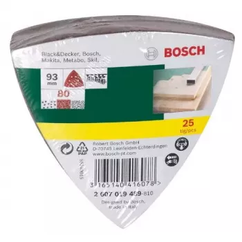 Bosch 2 607 019 489 slīpmašīnas piederums 25 gab.