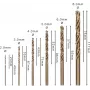 Urbju komplekts Bosch HSS Twist Drill Bits Cobalt