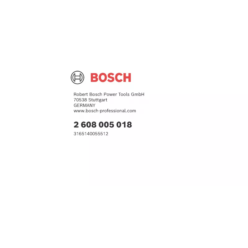 Bosch 2 608 005 018 ripzāģa piederums