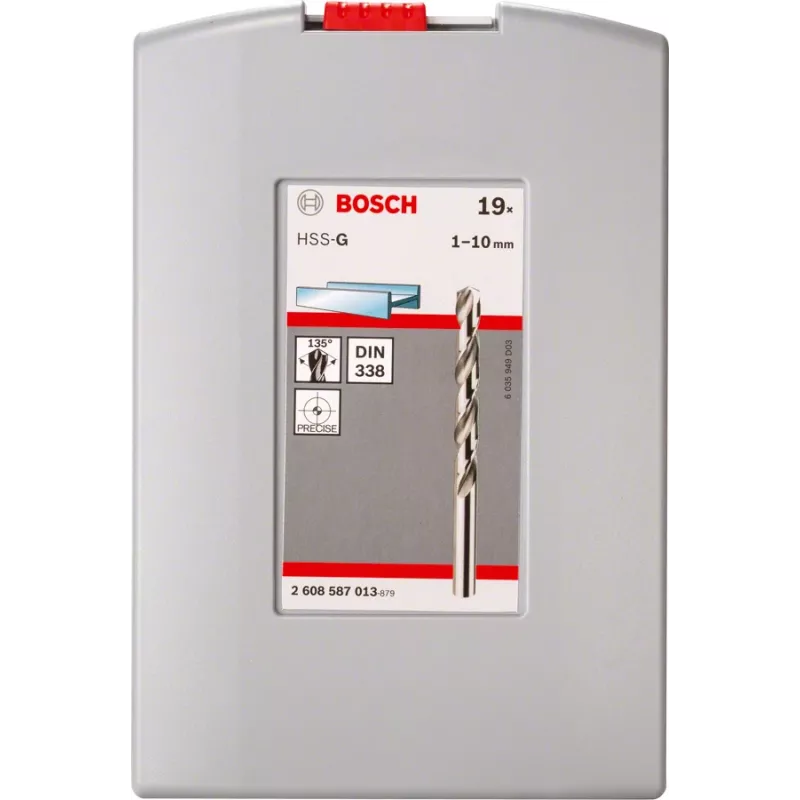 Vītņurbju komplekts Bosch HSS 2608587013