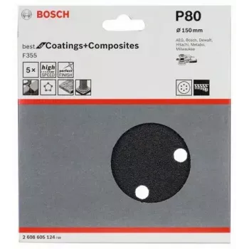 Slīploksne Bosch F355 5 gab.
