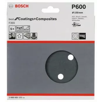 Slīploksne Bosch F355 5 gab. 2608605131