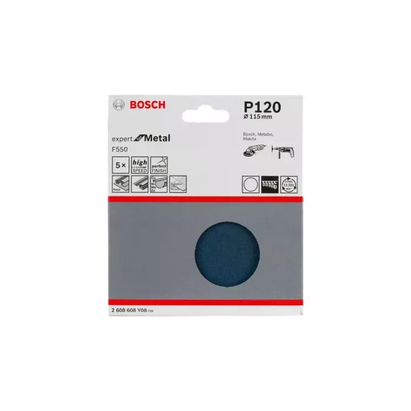 Griešanas disks Bosch F550 Expert for Metal 2608608Y03