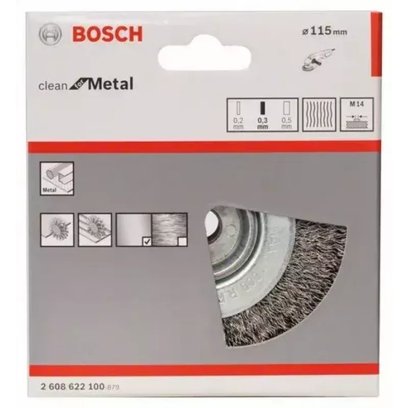 Stiepļu ritenis Bosch 2 608 622 100 11.5 cm Kāta diametrs 1.4 cm