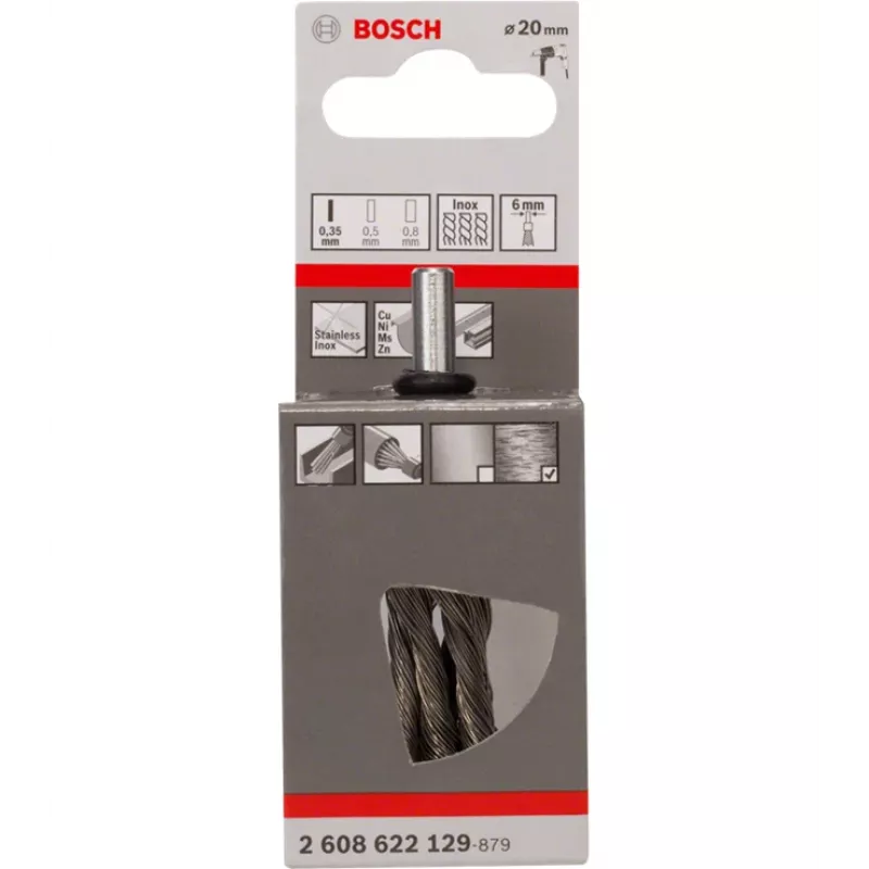 Stiepļu suka Bosch 2608622129 Diametrs 1,9 cm