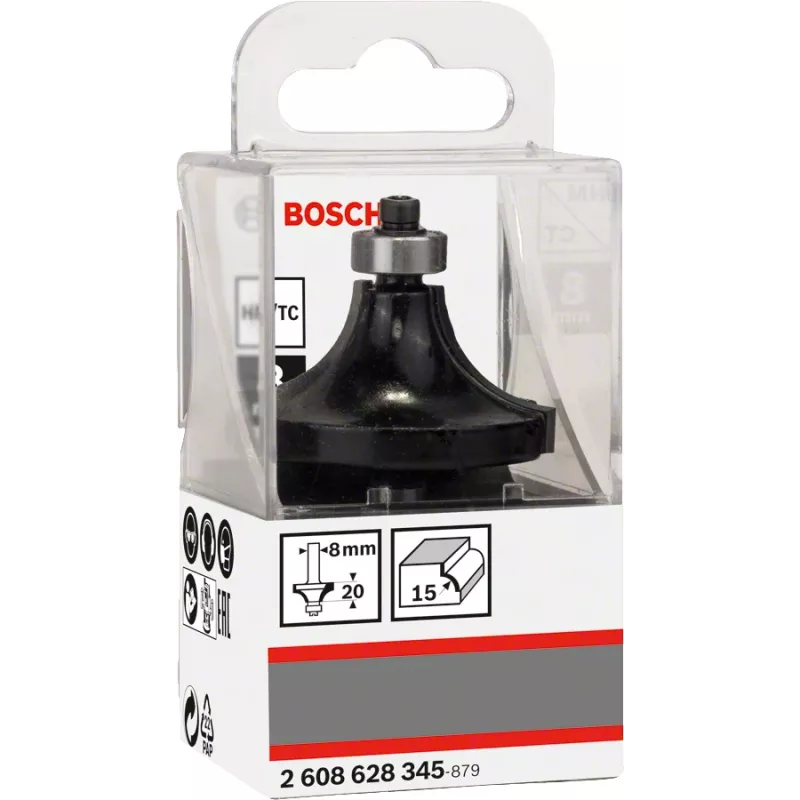 Bosch 2 608 628 345 frēzēšanas uzgalis Noapaļošanas uzgalis 1 gab.