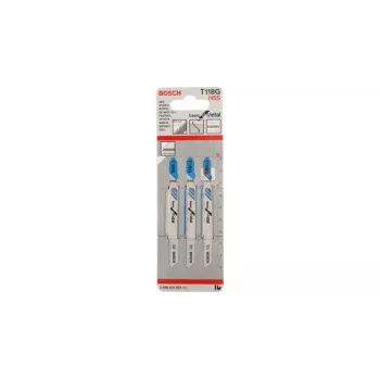 Finierzāģa asmens Bosch T 118 G Basic for Metal, ātrgriezējtērauds (HSS)