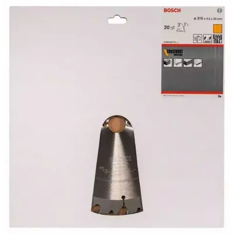 Zāģa asmens ripzāģim Bosch 2 608 640 701