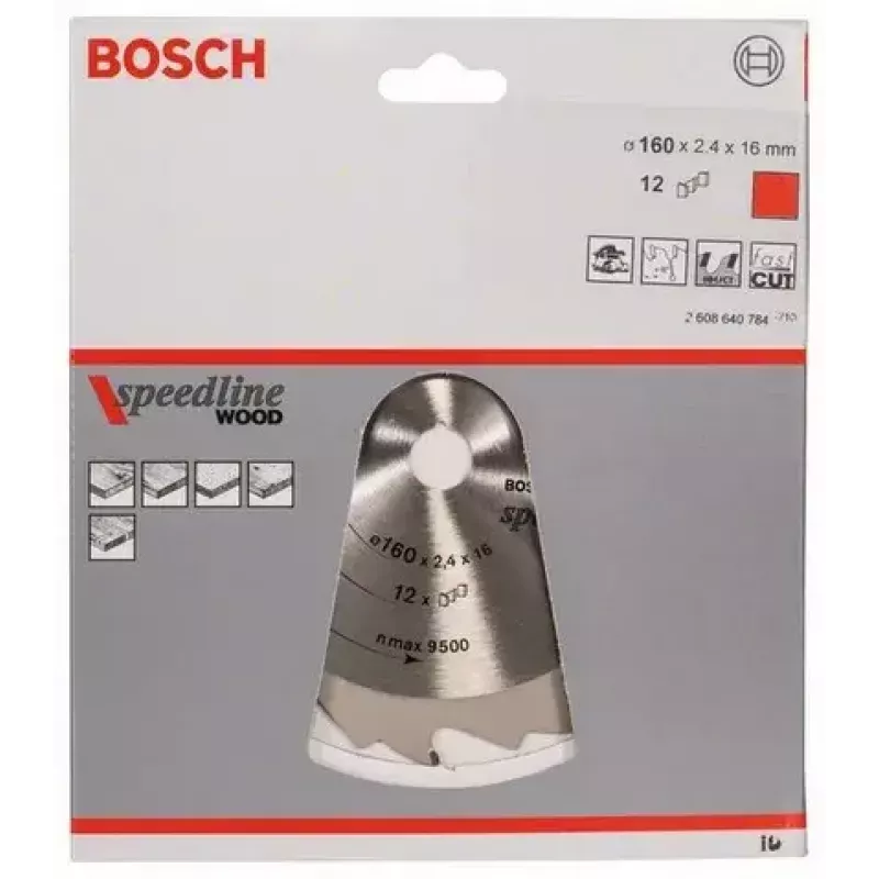 Bosch 2 608 640 784 ripzāģa asmens 16 cm kokam