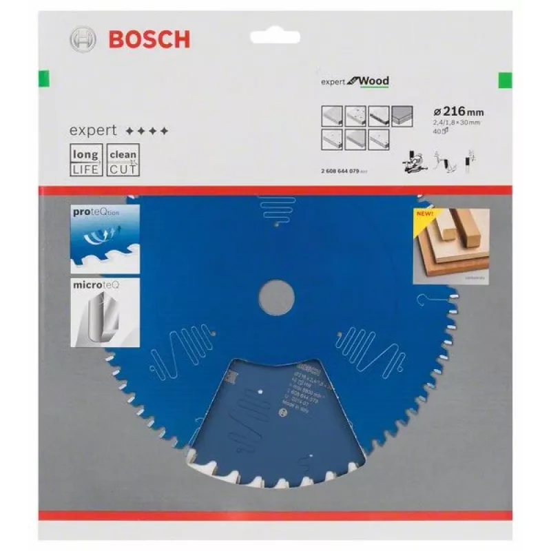 Bosch 2 608 644 079 ripzāģa asmens 21.6 cm 1 gab.