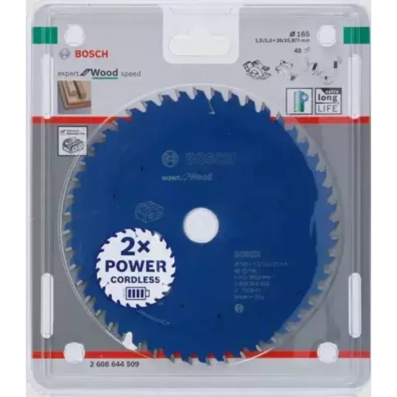 Bosch 2 608 644 509 ripzāģa asmens 16.5 cm 1 gab.