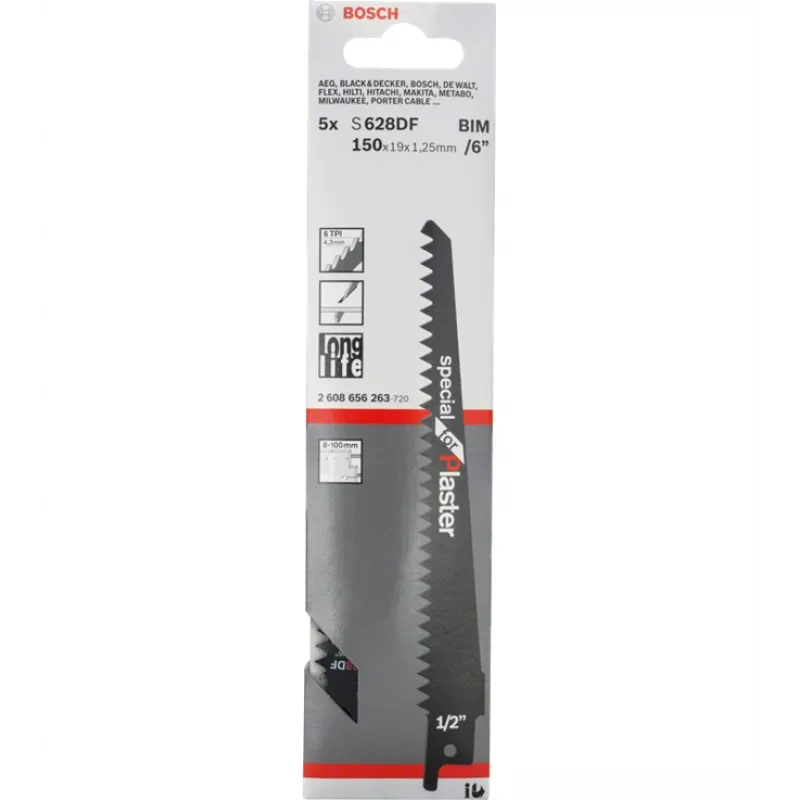 Bosch 2608656263 zāģa asmens bimeta 5 gab.