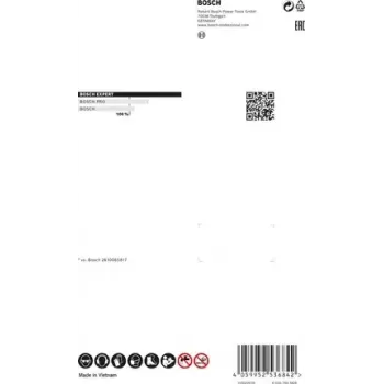 Bosch 2 608 900 536 rotējošā instrumenta slīpēšanas/slīpēšanas piederums Čuguns, Metāls, Plastmasa, Nerūsējošais tērauds, Tērauds Griešanas disks