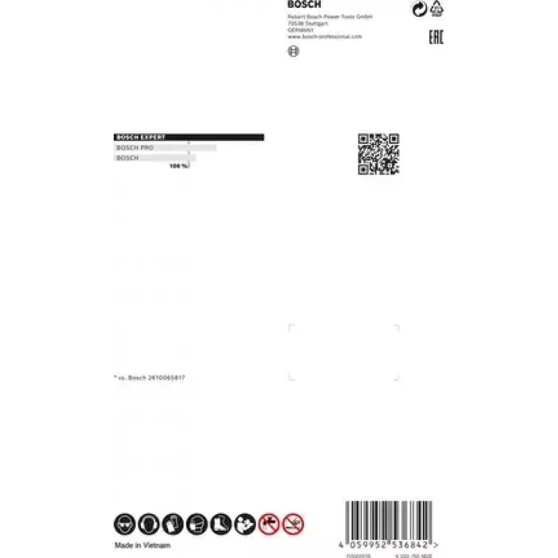 Bosch 2 608 900 536 rotējošā instrumenta slīpēšanas/slīpēšanas piederums Čuguns, Metāls, Plastmasa, Nerūsējošais tērauds, Tērauds Griešanas disks