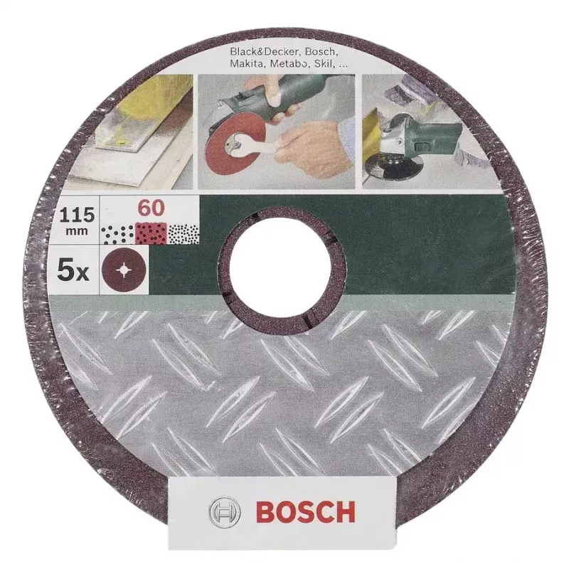 Slīpēšanas disks Bosch 2609256252 Urbuma diametrs 2,2 cm Iepakojumā 5 gab.