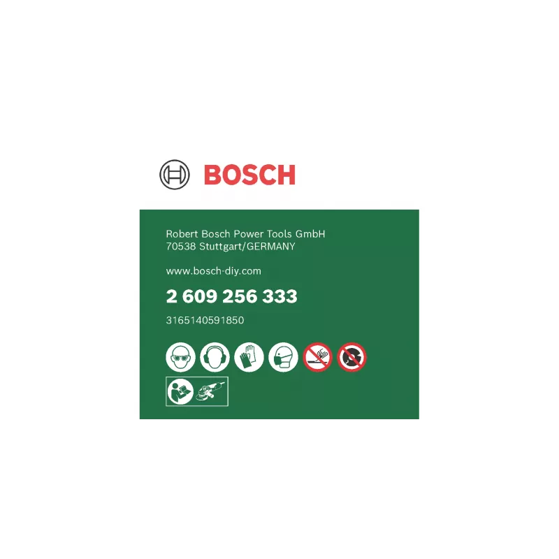Bosch 2 609 256 333 leņķa slīpmašīnas piederums Griešanas disks