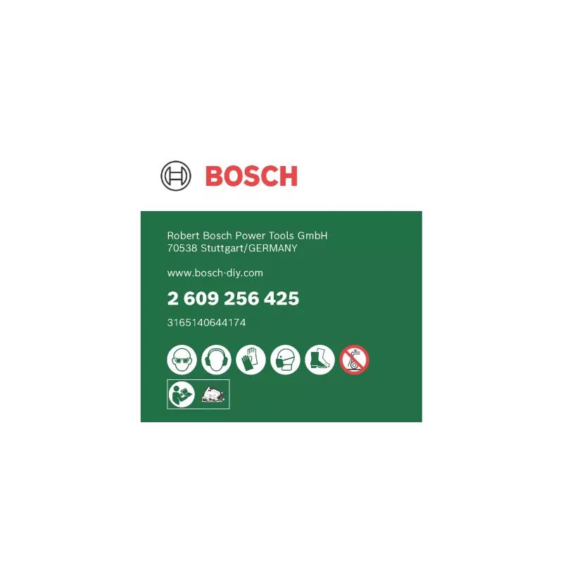 Bosch 2 609 256 425 ripzāģa asmens 6.5 cm 1 gab.
