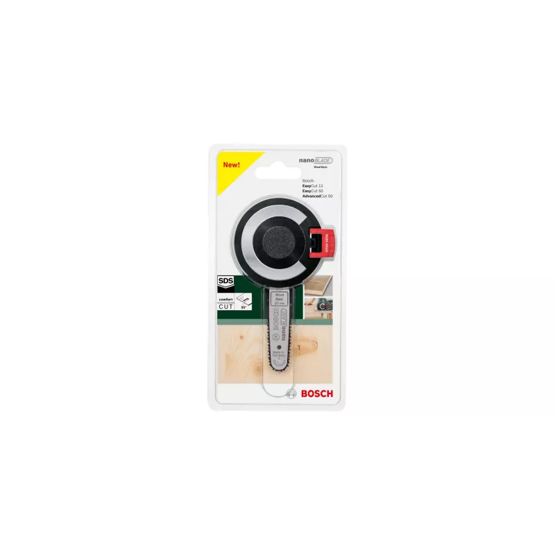 Asmens piederums Bosch nanoBLADE Wood Basic 50 — maināmais griešanas asmens kokam, modelis 2609256D83