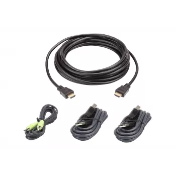 KVM slēdzis HDMI drošais ATEN 3M USB HDMI