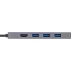 InLine USB 3.2 USB-C Multi Hub (3x USB-A + USB-C) - karšu lasītājs - HDMI - OTG