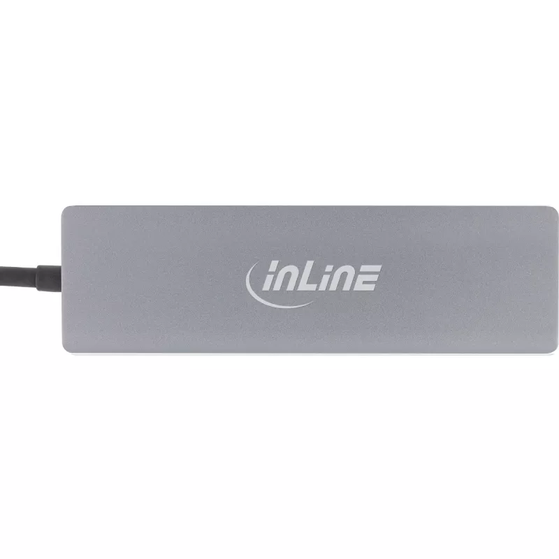 InLine USB 3.2 USB-C Multi Hub (3x USB-A + USB-C) - karšu lasītājs - HDMI - OTG