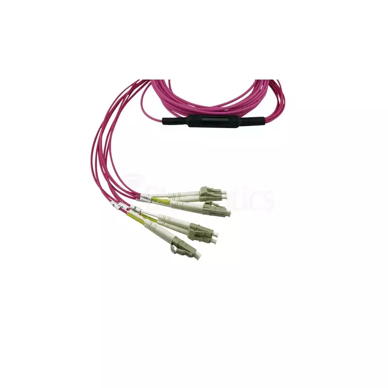 MPO-4xLC Multimode OM4 komutācijas kabelis BlueOptics Alcatel-Nokia 3HE13896AA-5 5m LC/APC
