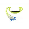 BlueOptics InfiniBand/optiskās šķiedras kabelis 10 m MPO 4x LC LC/APC
