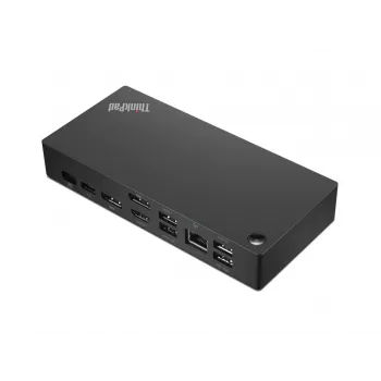 Lenovo ThinkPad Universal USB-C vadu USB 3.2 Gen 1 (3.1 Gen 1) Type-C melna