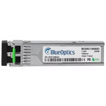 Optiskās šķiedras SFP raiduztvērējs BlueOptics 430-4536-BO 80000 m Alumīnijs