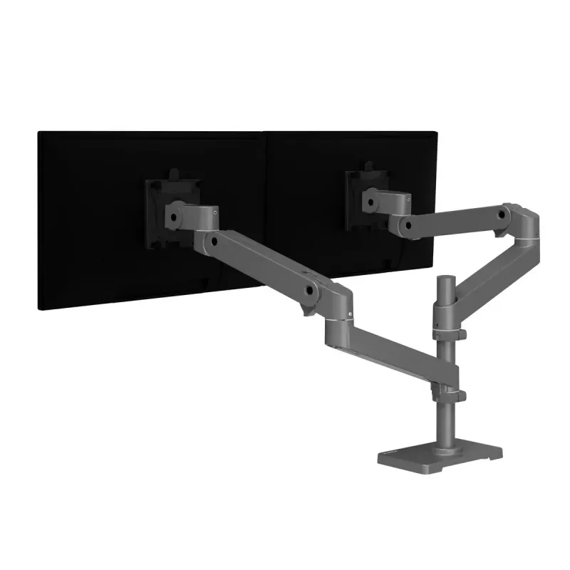 Ergotron LX Series 45-690-293 monitora stiprinājuma statīvs 68,6 cm 27 collas Galda Tumši pelēks