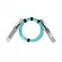 InfiniBand/optiskās šķiedras kabelis BlueOptics 470-ABOC-BO QSFP28 AOC 30 m Aqua