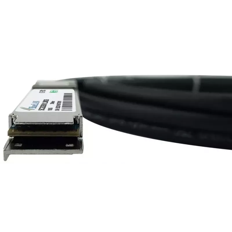 InfiniBand/optiskās šķiedras kabelis BlueOptics 470-ABPY 1 m QSFP28 melns
