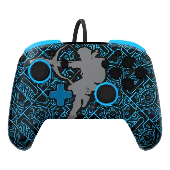 PDP Nintendo Switch Sheikah Shoot REMATCH GLOW kontrolieris, Spēļu kontrolieris, Nintendo Switch, Nintendo Switch Lite, Nintendo Switch OLED, D-kursors, Sākuma poga, Analogs / Digitāls, Vadu, USB