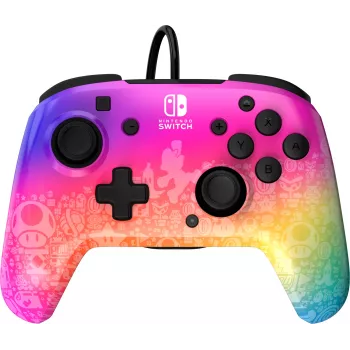 PDP REMATCH vadu kontrolieris: Star Spectrum priekš Nintendo Switch, Nintendo Switch - OLED modelis