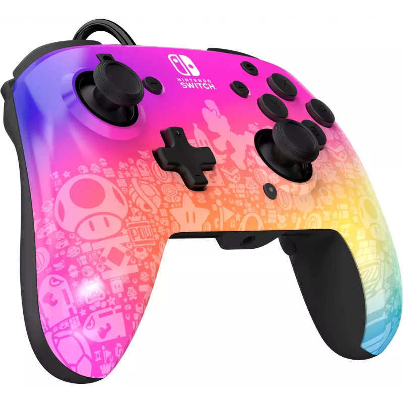 PDP REMATCH vadu kontrolieris: Star Spectrum priekš Nintendo Switch, Nintendo Switch - OLED modelis