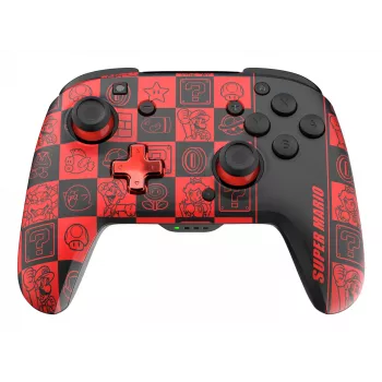 PDP REMATCH GLOW melns, zaļš, sarkans spēļu kontrolieris analogs / digitāls Nintendo Switch, Nintendo Switch OLED
