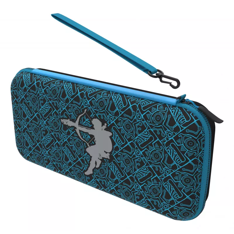PDP Travel Case GLOW: Sheikah Shoot, paredzēts Nintendo Switch, Nintendo Switch Lite, Nintendo Switch - OLED modelim