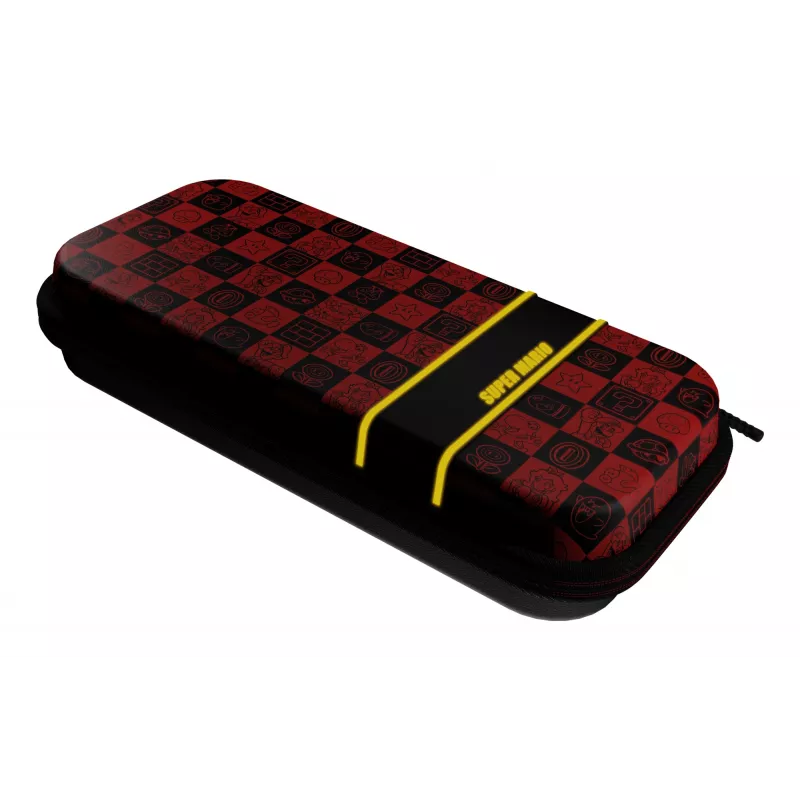 PDP Travel Case Plus GLOW: Super Icon, Nintendo Switch, Nintendo Switch Lite, Nintendo Switch - OLED modelim