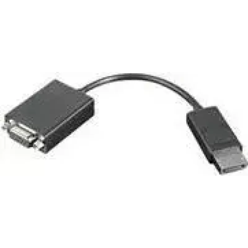 DisplayPort uz VGA adapteris Lenovo 57Y4140, atbalsta izšķirtspēju līdz 1920x1200