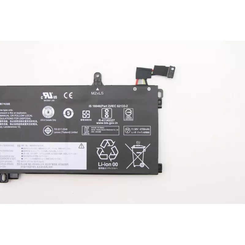 Baterija Lenovo 5B10W13913 Lenovo klēpjdatoriem Uzticama jauda